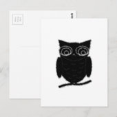 Inkblot Owl Postkarte (Vorne/Hinten)
