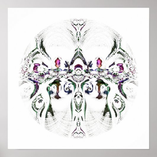 InkBlot - Symmetrie 1 Poster (Vorne)