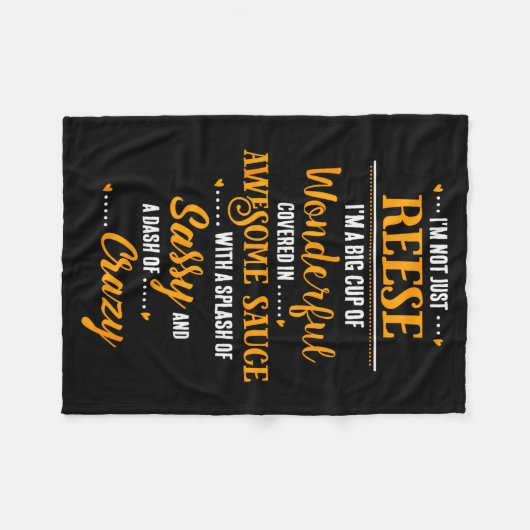 Inked Creation - Reese Big Cup Of Awesome Sy Cly C Fleecedecke (Vorderseite (Horizontal))