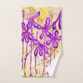 Inked Lilies Sunny Sky Badhandtuch Set (Handtuch)