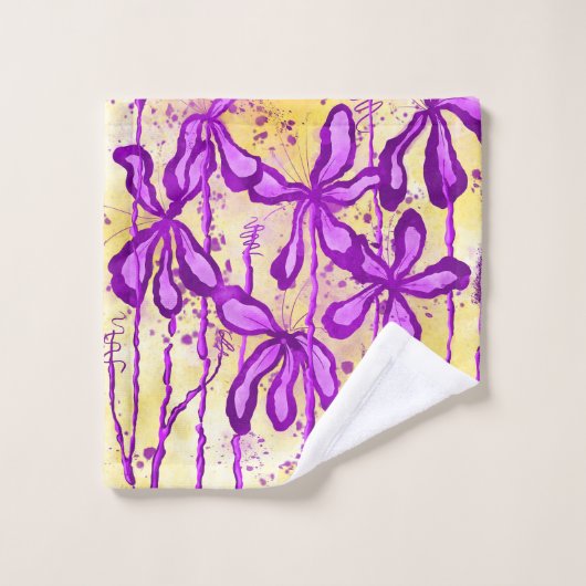 Inked Lilies Sunny Sky Badhandtuch Set (Waschlappen)