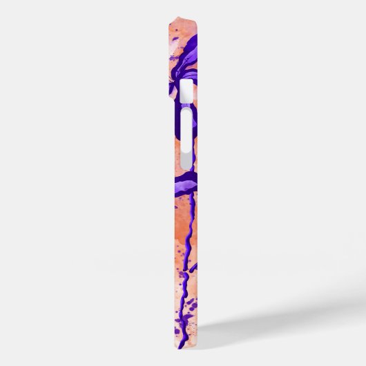 Inked Lilies Tropical Sky iPhone 14 Fall Case-Mate iPhone Hülle (Rückseite / Links)