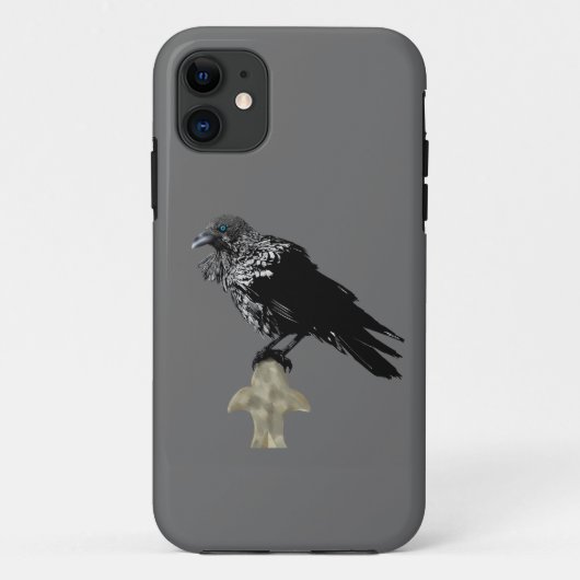 Inked Raven Case-Mate iPhone Hülle (Rückseite)