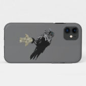 Inked Raven Case-Mate iPhone Hülle (Rückseite (Horizontal))