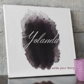 Inked Signature Bold Leinwanddruck