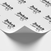 inked Tätowierung Geschenkpapier (Ecke)
