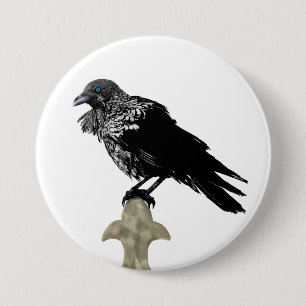 Inken Raven Button
