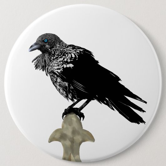 Inken Raven Button (Vorderseite)