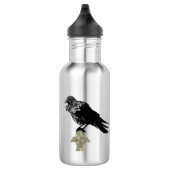 Inken Raven Edelstahlflasche (Rechts)