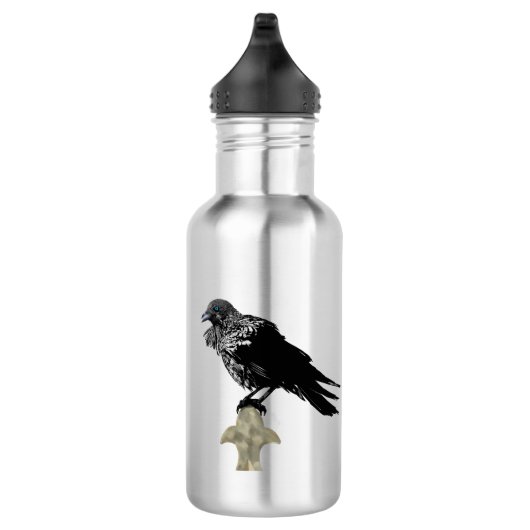 Inken Raven Edelstahlflasche (Rechts)