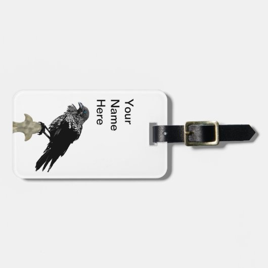 Inken Raven Gepäckanhänger (Vorderseite horizontal)