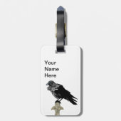 Inken Raven Gepäckanhänger (Rückseite vertikal)