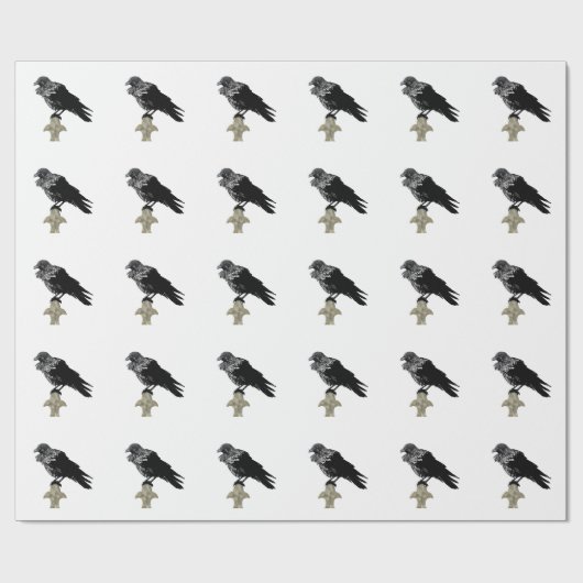 Inken Raven Geschenkpapier (Flach)