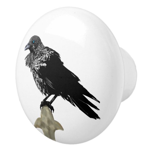 Inken Raven Keramikknauf (Rechts)