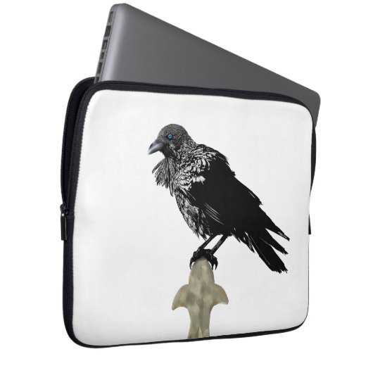 Inken Raven Laptopschutzhülle (Vorne Rechts)