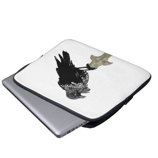 Inken Raven Laptopschutzhülle (Vorne Knopf)