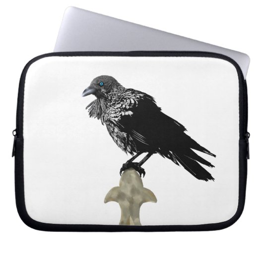 Inken Raven Laptopschutzhülle (Vorderseite)