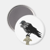 Inken Raven Magnet (Vorderseite/Rückseite)