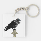 Inken Raven Schlüsselanhänger (Rückseite)
