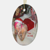 Inkerbellas unter Ihrer Baum-Verzierung Keramikornament (Links)