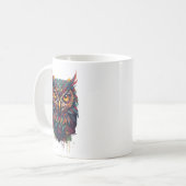 InkFeather Owl Kaffeetasse (Vorderseite Links)