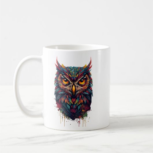 InkFeather Owl Kaffeetasse (Links)
