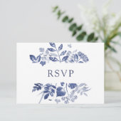 Inkleben | HochzeitsrSVP RSVP Karte (Stehend Vorderseite)