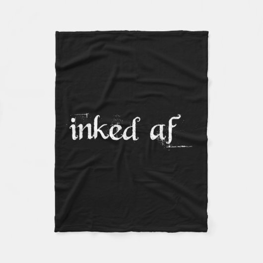 Inkleben von Shirt-Blast aus Tattoo Fleecedecke (Vorderseite)