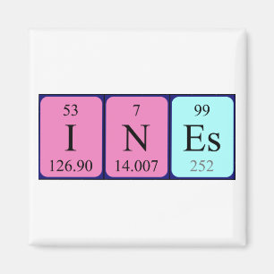 Inkludiert den periodischen Tabellennamen-Magneten Magnet