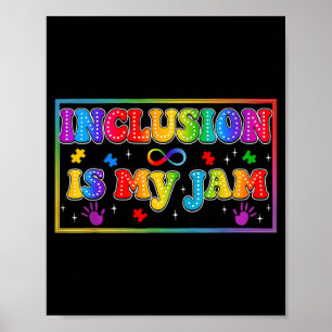 Inklusion ist mein Ding Autismus Sonderschullehrer Poster