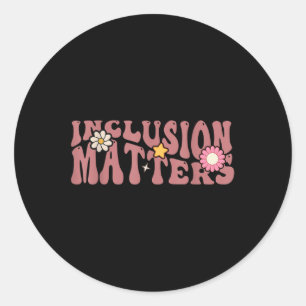 Inklusion S Special Bildung Autismus Sensibilisier Runder Aufkleber