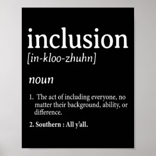 Inklusionsdefinition Poster