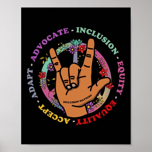 Inklusionsprobleme Autismus Bewusstseinsbildung Le Poster (Vorne)