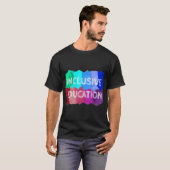 Inklusive Bildung malt Junge T-Shirt (Vorne ganz)
