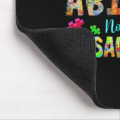 Inklusive Farben_ Erleben Sie die Fähigkeit, nicht Mousepad (Ecke)