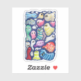 Inklusive Geister Aufkleber