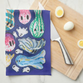 Inklusive Geister Geschirrtuch (Viertel Falte)