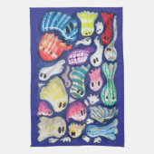 Inklusive Geister Geschirrtuch (Vertikal)