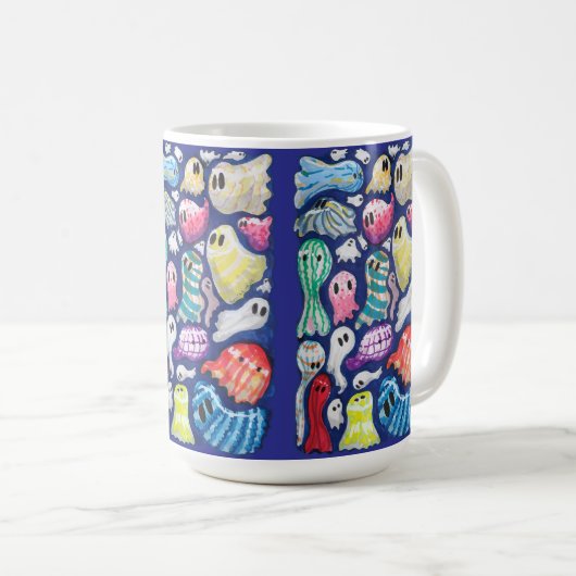 Inklusive Geister Kaffeetasse (VorderseiteRechts)