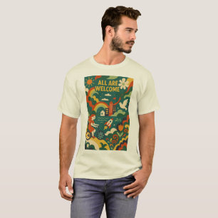 Inklusive Gemeinschaftskunst T-Shirt
