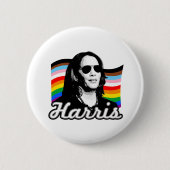 Inklusive Harris-Flagge Button (Vorderseite)