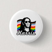 Inklusive Harris-Flagge Button (Vorderseite)