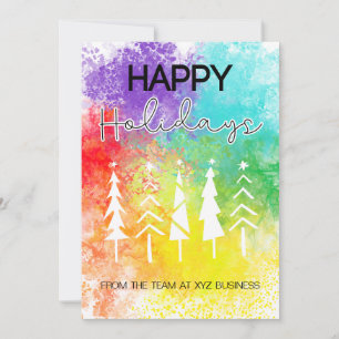 Inklusive LGBTQ Friendly Business Holiday Card Feiertagskarte