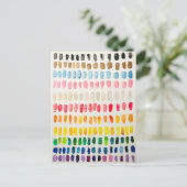 Inklusive Pride Flag Watercolor-Postkarte für LGBT Postkarte (Stehend Vorderseite)