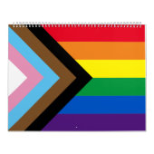 Inklusive Regenbogen Lgbtq Gay Diversity-Flagge Kalender (Titelbild)