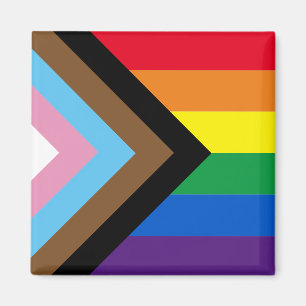 Inklusive Regenbogen Lgbtq Gay Diversity-Flagge Magnet