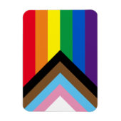 Inklusive Regenbogen Lgbtq Gay Diversity-Flagge Magnet (Vertikal)
