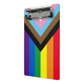 Inklusive Regenbogen Lgbtq Gay Diversity-Flagge Mini Klemmbrett (Gewinkelt2)