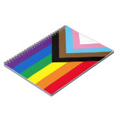 Inklusive Regenbogen Lgbtq Gay Diversity-Flagge Notizblock (Linke Seite)