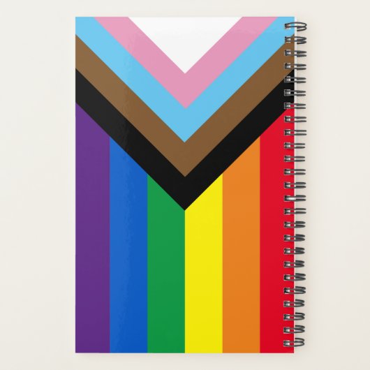 Inklusive Regenbogen Lgbtq Gay Diversity-Flagge Planer (Rückseite)